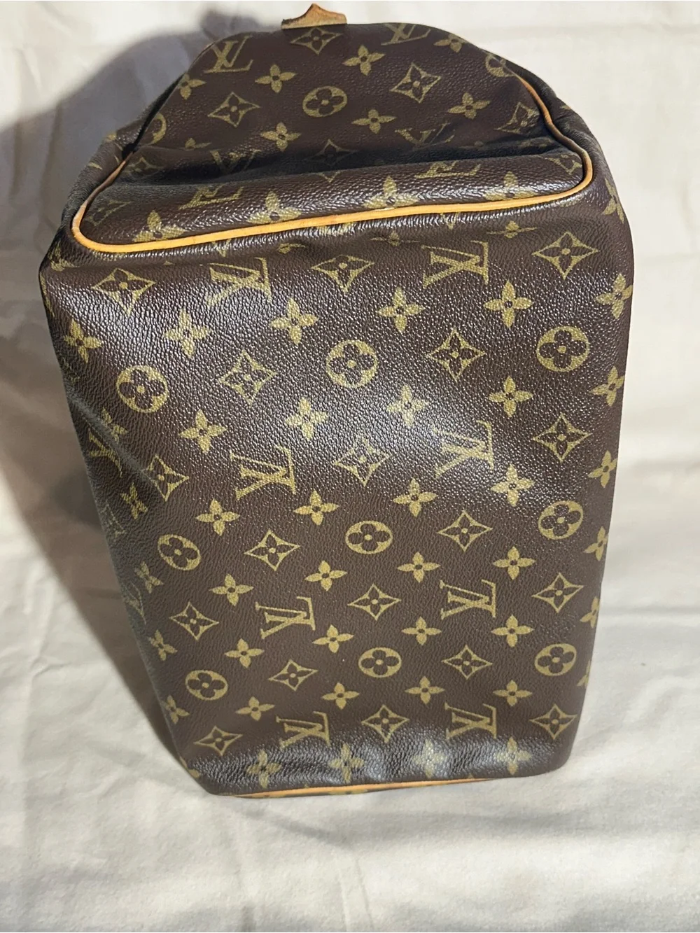 Louis Vuitton Monogram Speedy 30 Satchel in Brown and Tan